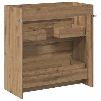 Koupelnová Skříňka Pod Umyvadlo Dub Artisan 78,5 X 37,5 X 81 Cm