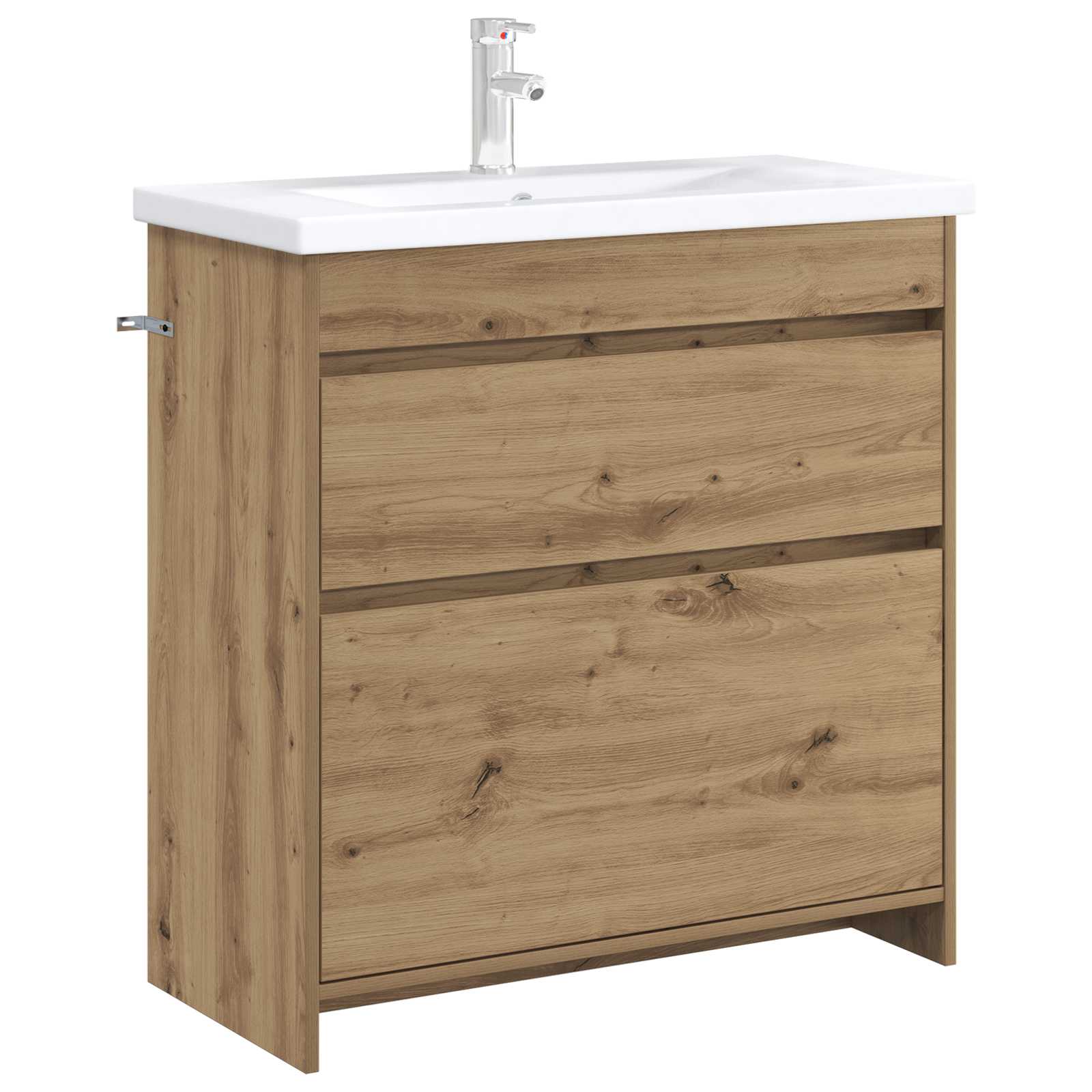 Koupelnová Skříňka Pod Umyvadlo Dub Artisan 78,5 X 37,5 X 81 Cm