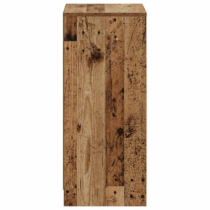Koupelnová Skříň Staré Dřevo 35 X 36,5 X 85 Cm Kompozitní Dřevo