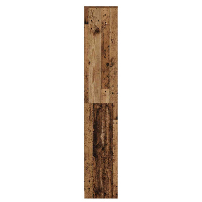 Koupelnová Skříň Staré Dřevo 30 X 33 X 190 Cm Kompozitní Dřevo
