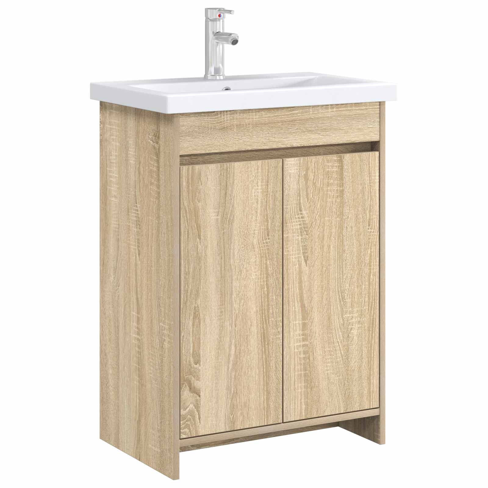 Koupelnová Skříňka Pod Umyvadlo Dub Sonoma 56 X 37,5 X 81 Cm