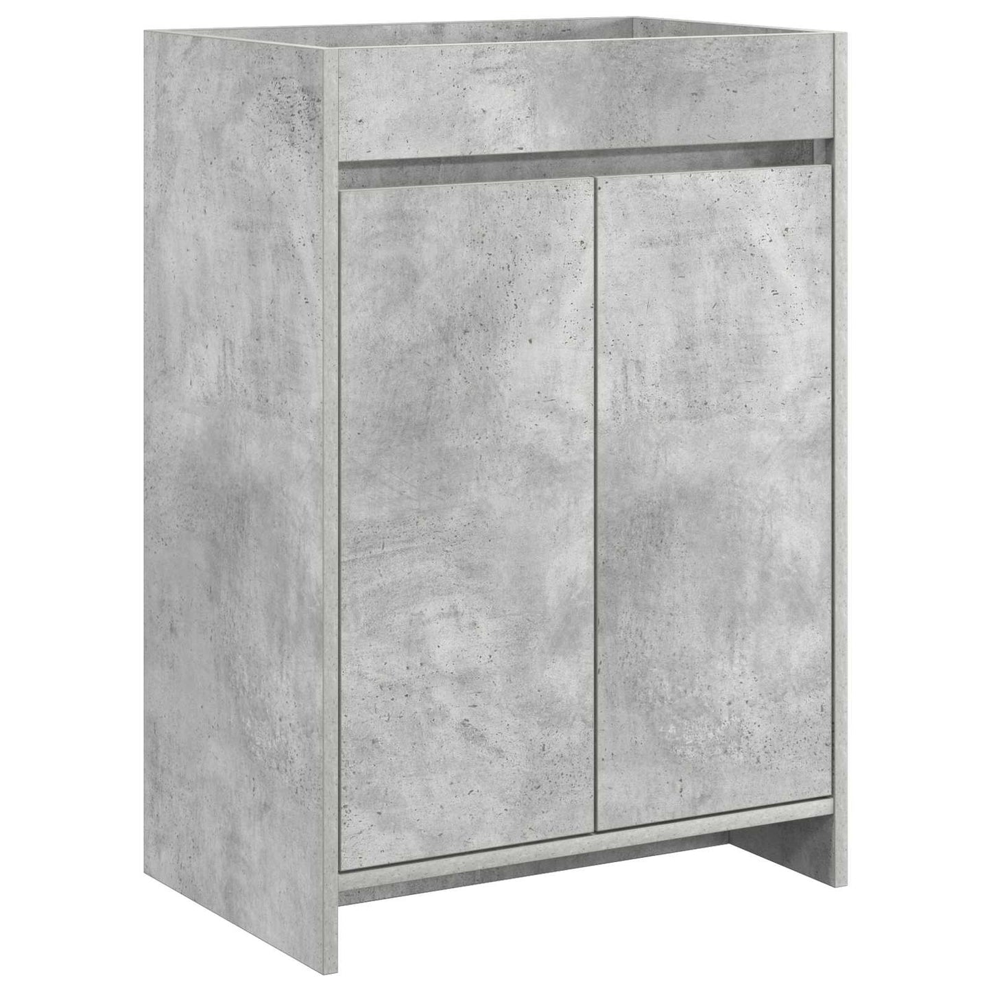 Koupelnová Skříňka Pod Umyvadlo Betonově Šedá 56 X 37,5 X 81 Cm