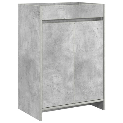 Koupelnová Skříňka Pod Umyvadlo Betonově Šedá 56 X 37,5 X 81 Cm