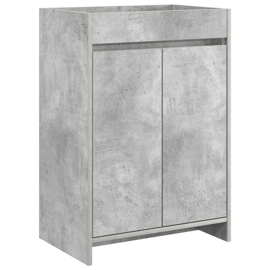 Koupelnová Skříňka Pod Umyvadlo Betonově Šedá 56 X 37,5 X 81 Cm