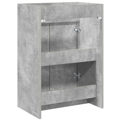 Koupelnová Skříňka Pod Umyvadlo Betonově Šedá 56 X 37,5 X 81 Cm
