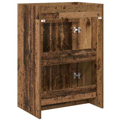 Koupelnová Skříňka Pod Umyvadlo Staré Dřevo 56 X 37,5 X 81 Cm