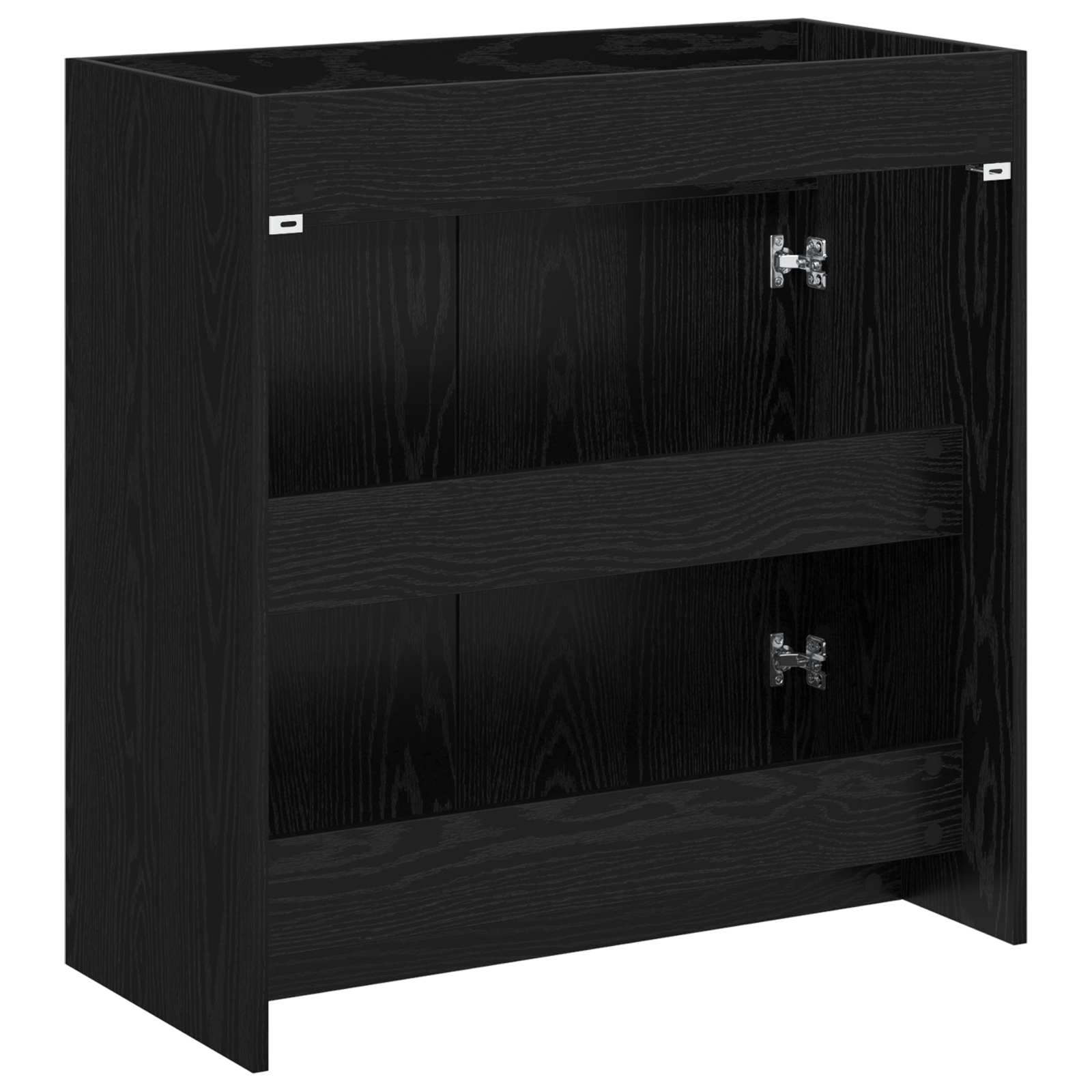 Koupelnová Skříňka Pod Umyvadlo Černý Dub 78,5 X 37,5 X 81 Cm