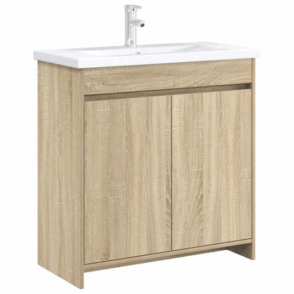 Koupelnová Skříňka Pod Umyvadlo Dub Sonoma 78,5 X 37,5 X 81 Cm