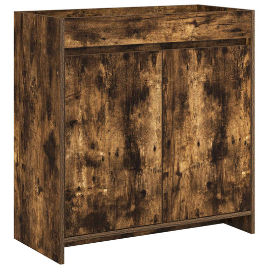 Koupelnová Skříňka Pod Umyvadlo Kouřový Dub 78,5 X 37,5 X 81 Cm