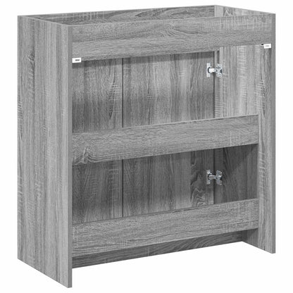 Koupelnová Skříňka Pod Umyvadlo Šedý Sonoma 78,5 X 37,5 X 81 Cm