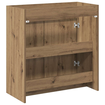 Koupelnová Skříňka Pod Umyvadlo Dub Artisan 78,5 X 37,5 X 81 Cm