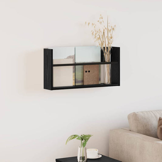 Regál Na Časopisy Černý Dub 60 X 12 X 30 Cm Kompozitní Dřevo