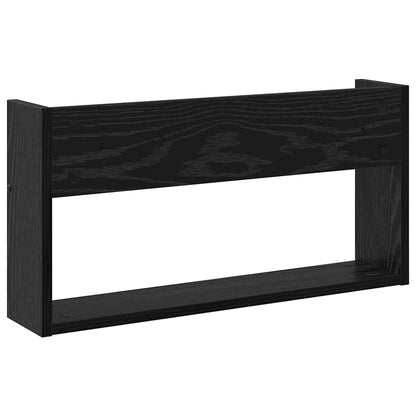 Regál Na Časopisy Černý Dub 60 X 12 X 30 Cm Kompozitní Dřevo