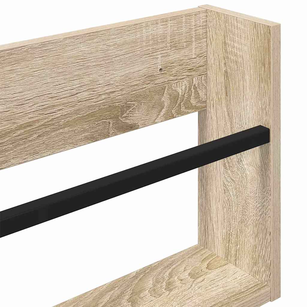 Regál Na Časopisy Sonoma Dub 60 X 12 X 30 Cm Kompozitní Dřevo