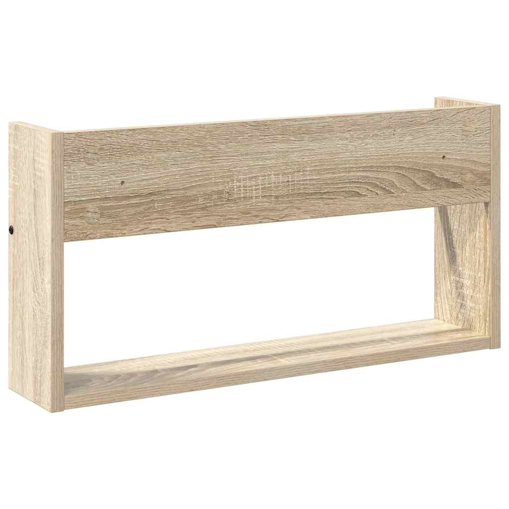 Regál Na Časopisy Sonoma Dub 60 X 12 X 30 Cm Kompozitní Dřevo