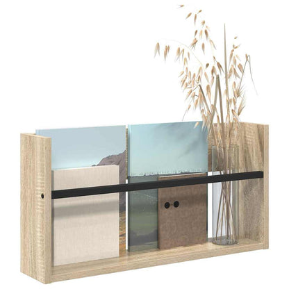 Regál Na Časopisy Sonoma Dub 60 X 12 X 30 Cm Kompozitní Dřevo