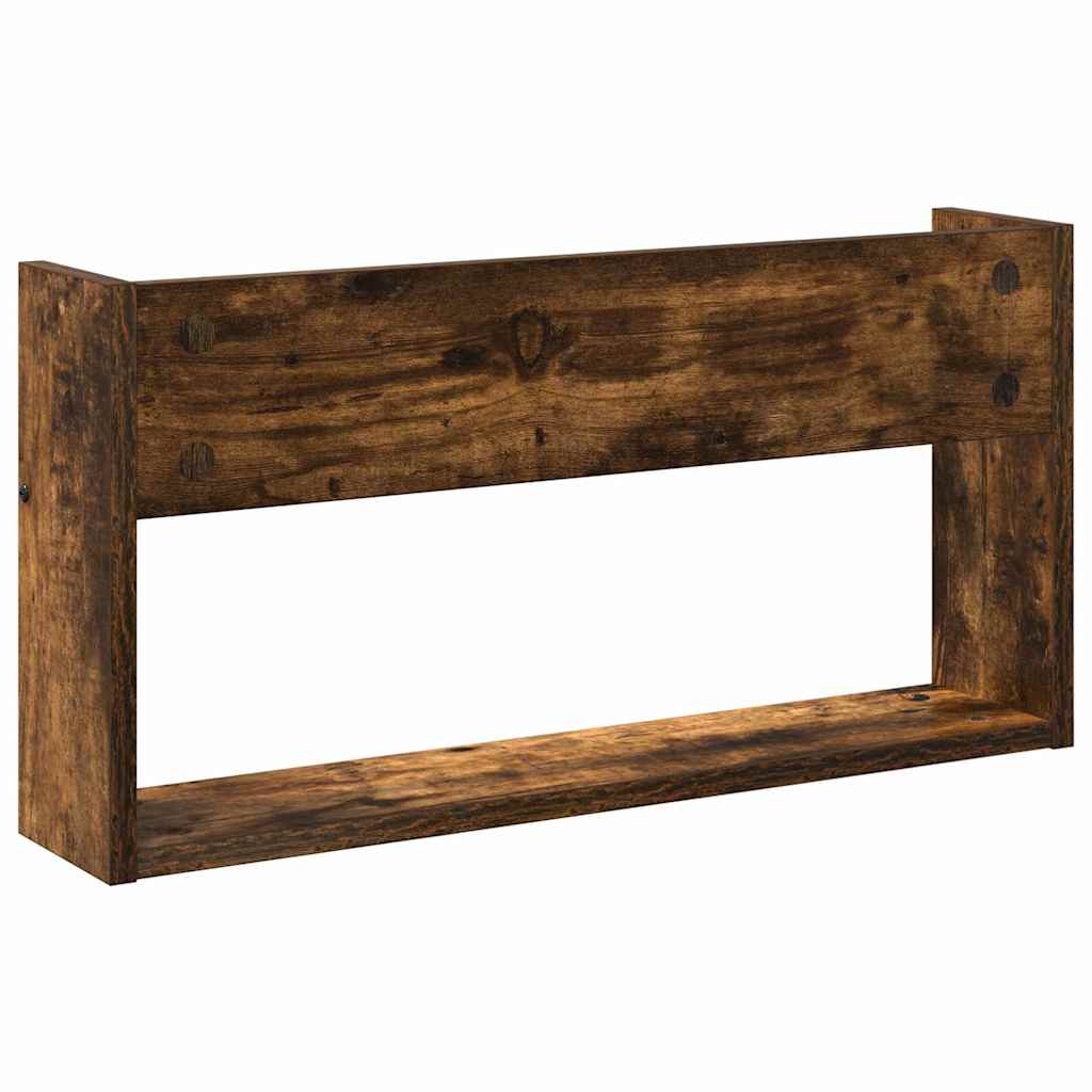 Regál Na Časopisy Kouřový Dub 60 X 12 X 30 Cm Kompozitní Dřevo