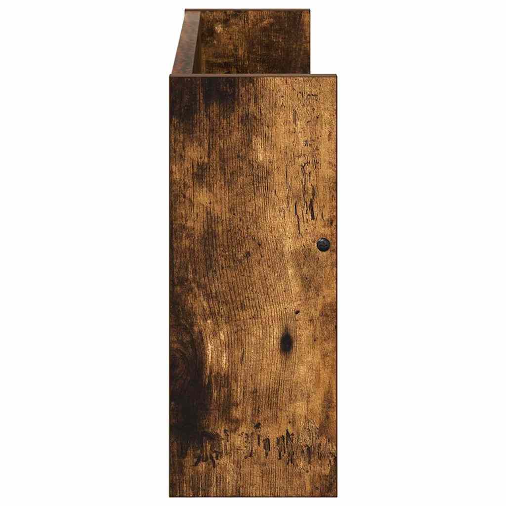 Regál Na Časopisy Kouřový Dub 60 X 12 X 30 Cm Kompozitní Dřevo