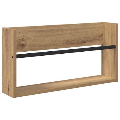 Regál Na Časopisy S Policí Artisanový Dub 60 X 12 X 30 Cm