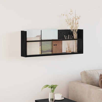 Regál Na Časopisy Černý Dub 80 X 12 X 30 Cm Kompozitní Dřevo