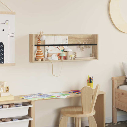 Regál Na Časopisy Sonoma Dub 80 X 12 X 30 Cm Kompozitní Dřevo