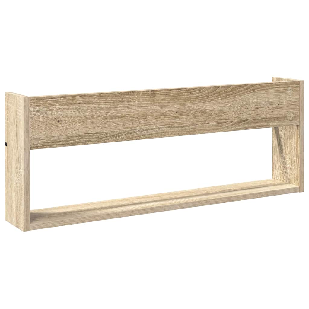 Regál Na Časopisy Sonoma Dub 80 X 12 X 30 Cm Kompozitní Dřevo