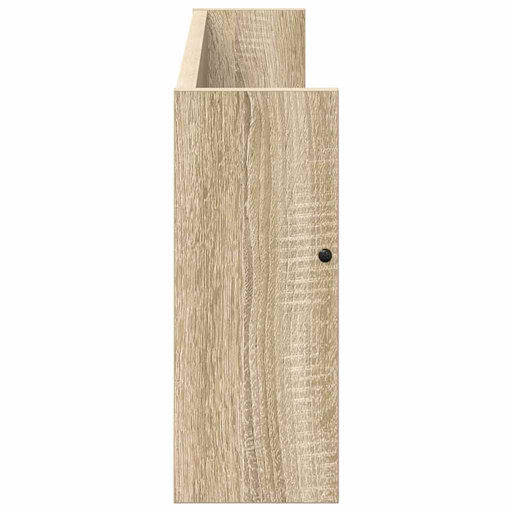 Regál Na Časopisy S Policí 2 Ks Sonoma Dub 80 X 12 X 30 Cm