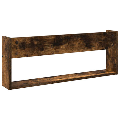 Regál Na Časopisy Kouřový Dub 80 X 12 X 30 Cm Kompozitní Dřevo
