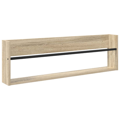 Regál Na Časopisy S Policí 2 Ks Sonoma Dub 100 X 12 X 30 Cm