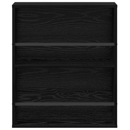 Regál Na Časopisy Černý Dub 60 X 12 X 70 Cm Kompozitní Dřevo