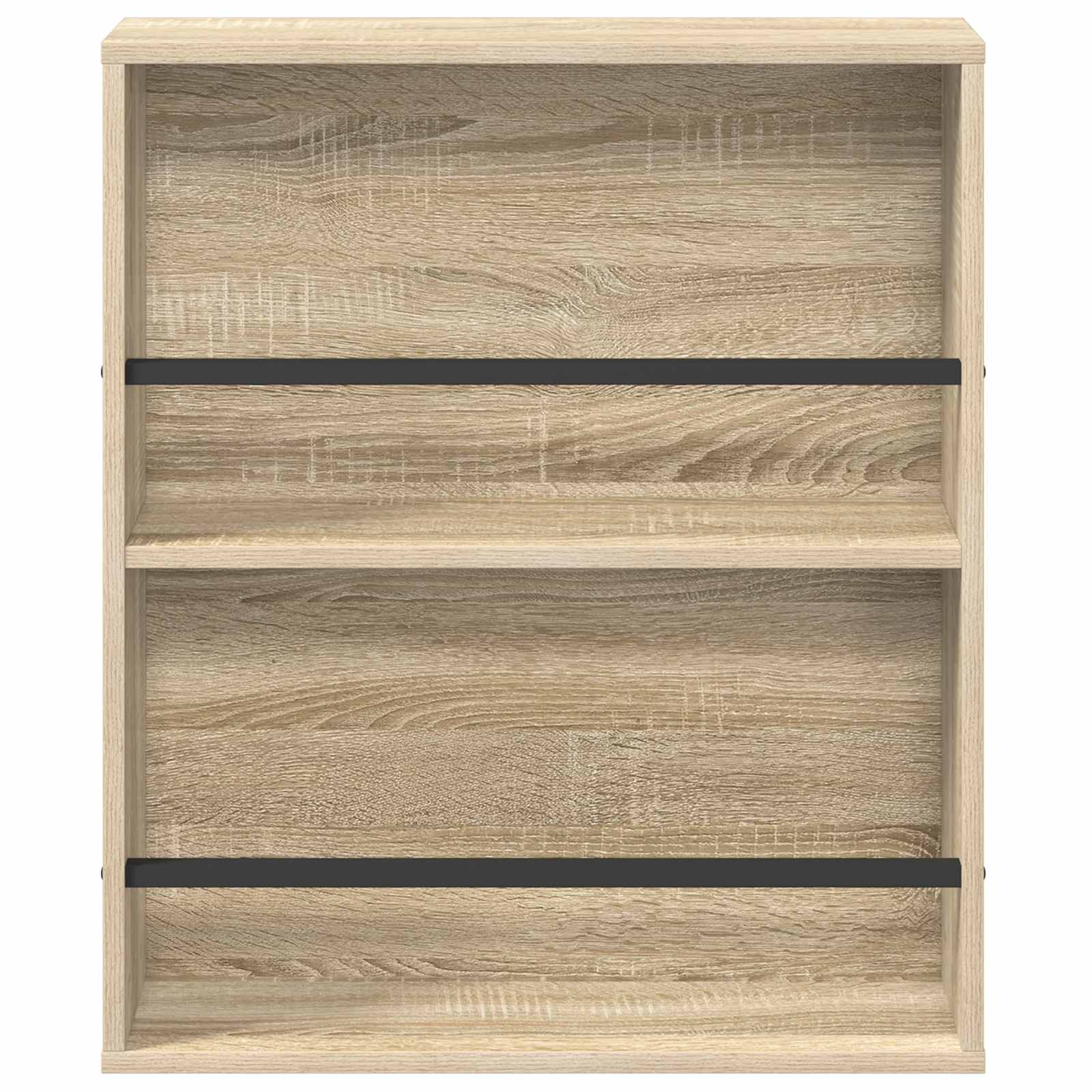 Regál Na Časopisy S Policí 2 Ks Sonoma Dub 60 X 12 X 70 Cm