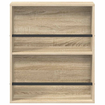 Regál Na Časopisy S Policí 2 Ks Sonoma Dub 60 X 12 X 70 Cm