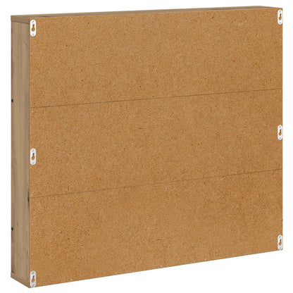 Regál Na Časopisy S Policí 2 Ks Artisanový Dub 80 X 12 X 70 Cm