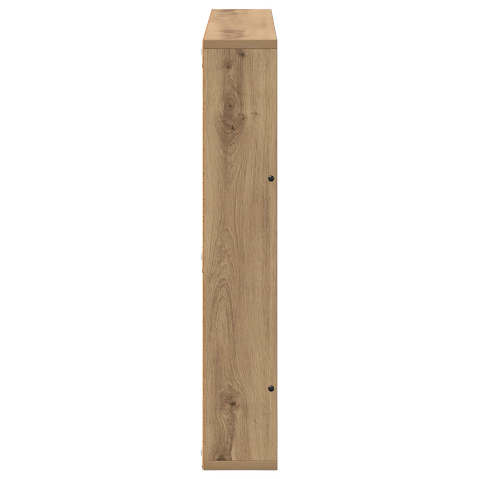 Regál Na Časopisy S Policí 2 Ks Artisanový Dub 80 X 12 X 70 Cm