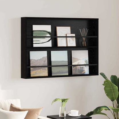 Regál Na Časopisy Černý Dub 100 X 12 X 70 Cm Kompozitní Dřevo