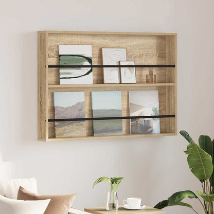 Regál Na Časopisy Sonoma Dub 100 X 12 X 70 Cm Kompozitní Dřevo