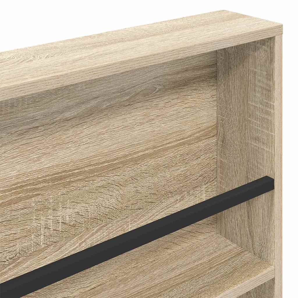 Regál Na Časopisy S Policí 2 Ks Sonoma Dub 100 X 12 X 70 Cm