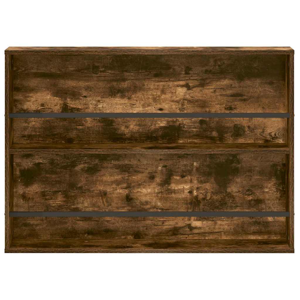 Regál Na Časopisy Kouřový Dub 100 X 12 X 70 Cm Kompozitní Dřevo