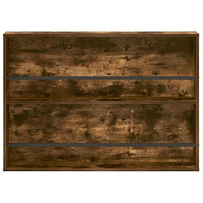 Regál Na Časopisy Kouřový Dub 100 X 12 X 70 Cm Kompozitní Dřevo