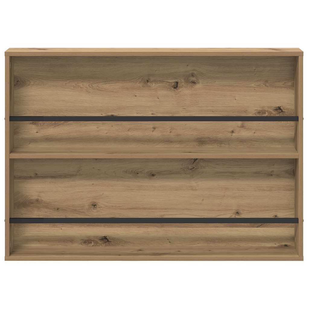 Regál Na Časopisy S Policí Artisanový Dub 100 X 12 X 70 Cm