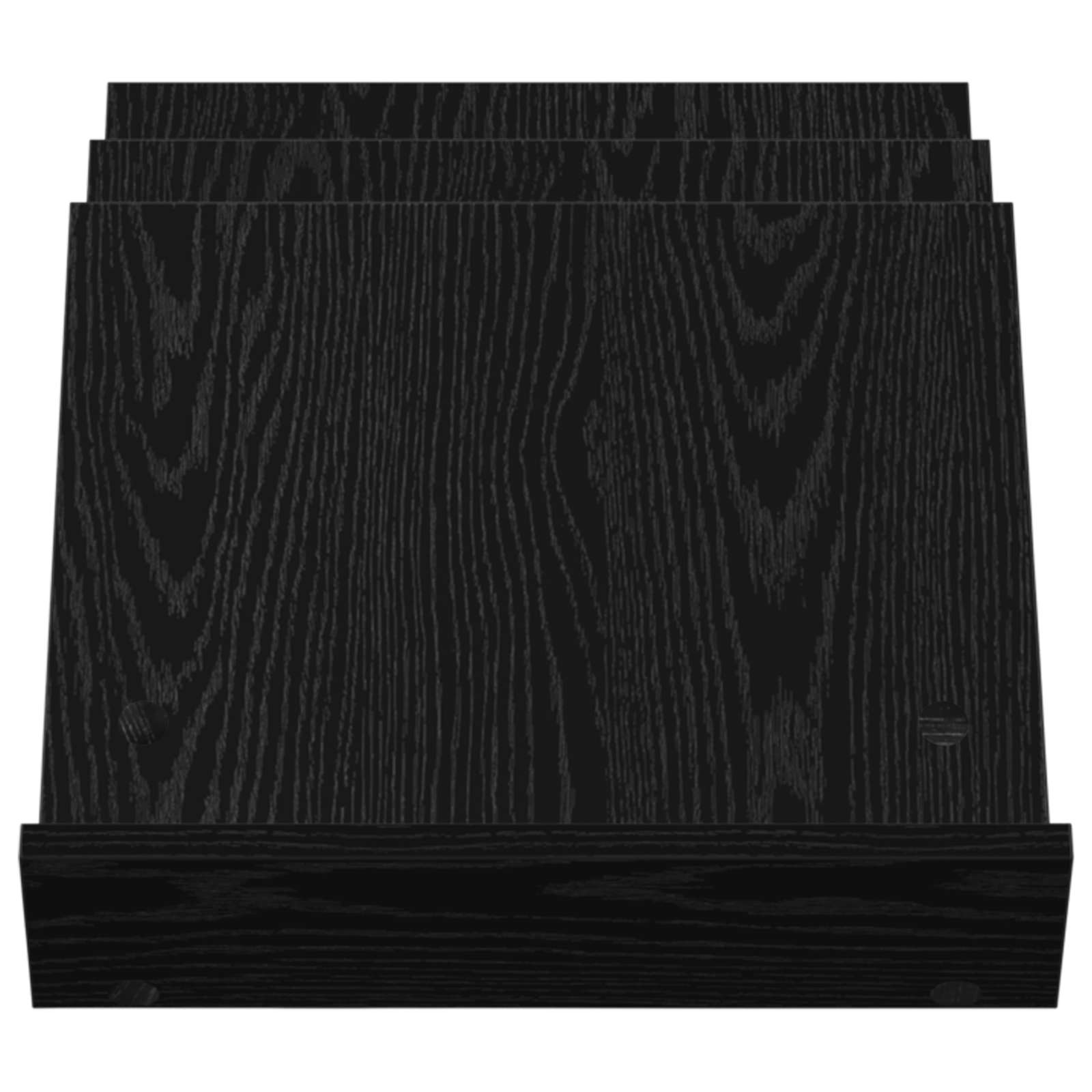 Regál Na Časopisy Černý Dub 53 X 40 X 28,5 Cm Kompozitní Dřevo