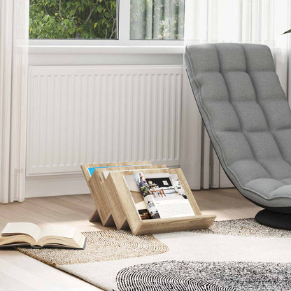 Regál Na Časopisy Sonoma Dub 53 X 40 X 28,5 Cm Kompozitní Dřevo