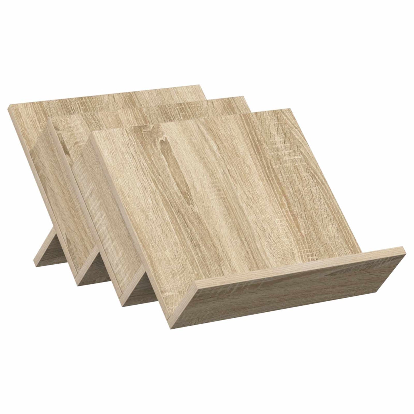 Regál Na Časopisy Sonoma Dub 53 X 40 X 28,5 Cm Kompozitní Dřevo