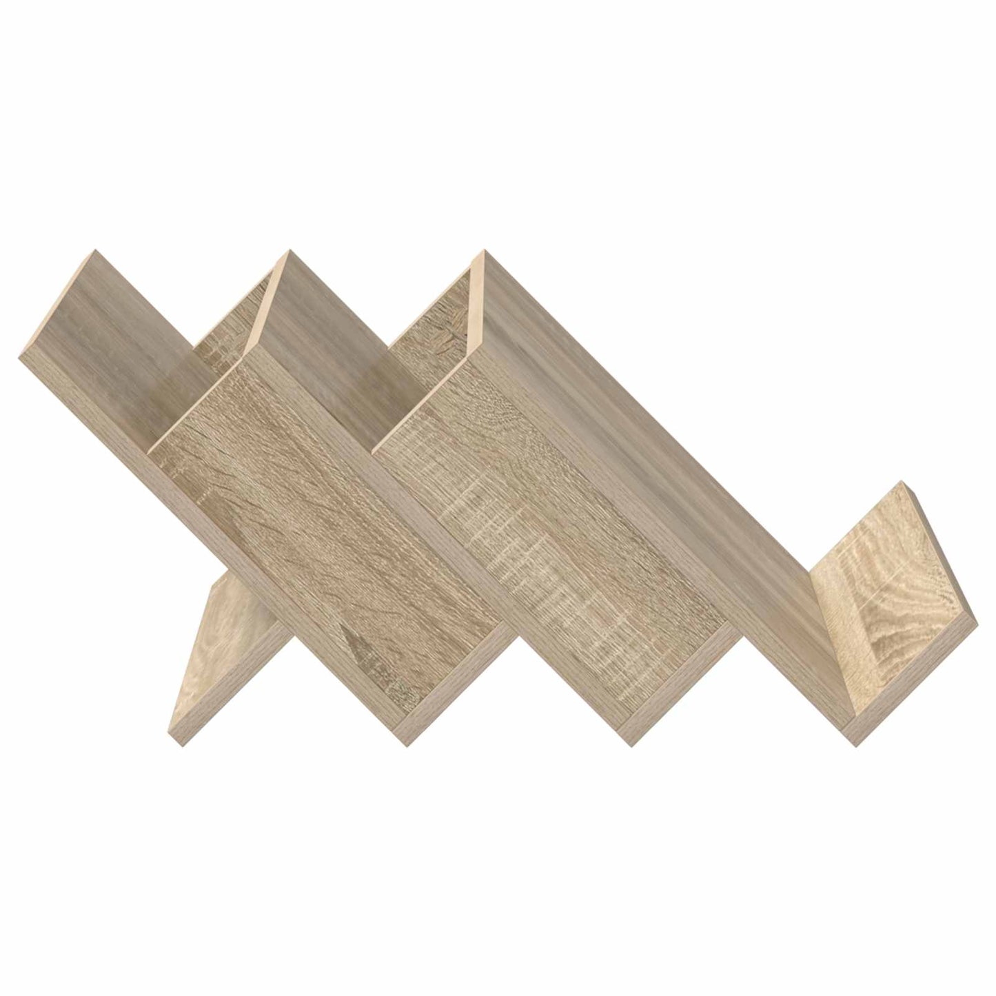 Regál Na Časopisy Sonoma Dub 53 X 40 X 28,5 Cm Kompozitní Dřevo