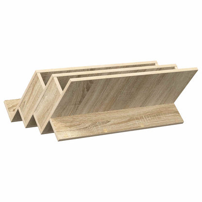Regál Na Časopisy Sonoma Dub 65 X 53 X 28,5 Cm Kompozitní Dřevo