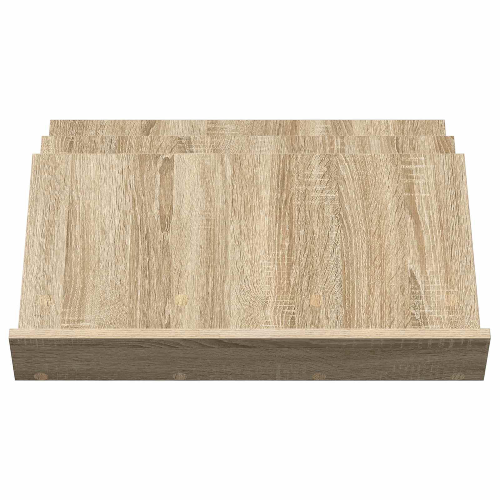 Regál Na Časopisy Sonoma Dub 65 X 53 X 28,5 Cm Kompozitní Dřevo