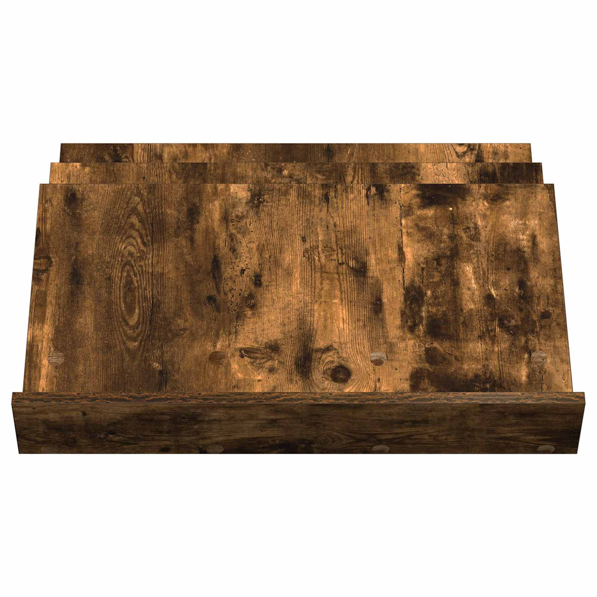 Regál Na Časopisy S Policí Kouřový Dub 65 X 53 X 28,5 Cm