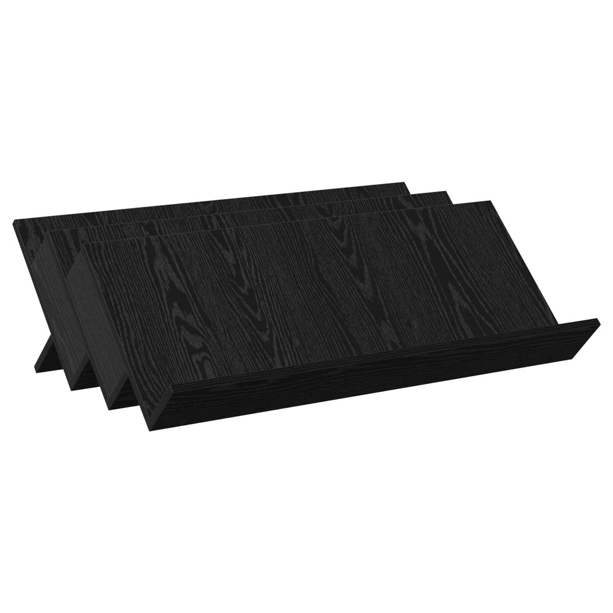 Regál Na Časopisy Černý Dub 90 X 53 X 28,5 Cm Kompozitní Dřevo