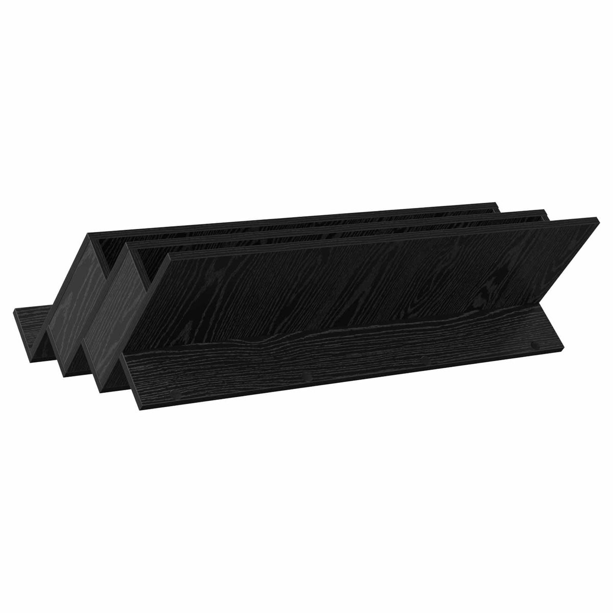 Regál Na Časopisy Černý Dub 90 X 53 X 28,5 Cm Kompozitní Dřevo