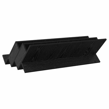 Regál Na Časopisy Černý Dub 90 X 53 X 28,5 Cm Kompozitní Dřevo